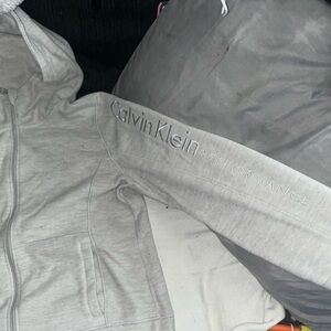 > Effortless Comfort & Style! Calvin Klein Performance Grey Hoodie - Size L